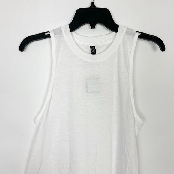 Cotton On Body Womens Muscle Tank Top Small White Active Curve Hem Athletic NWT - Picture 6 of 11